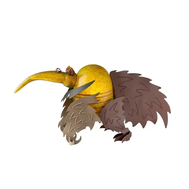 Borowski glaskunst lamp Fletcher, olijf