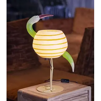 Glasstudio Borowski Borowski Tischleuchte Ibis Weiß