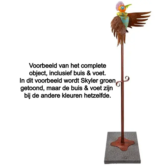 Borowski glaskunst windvogel Skyler