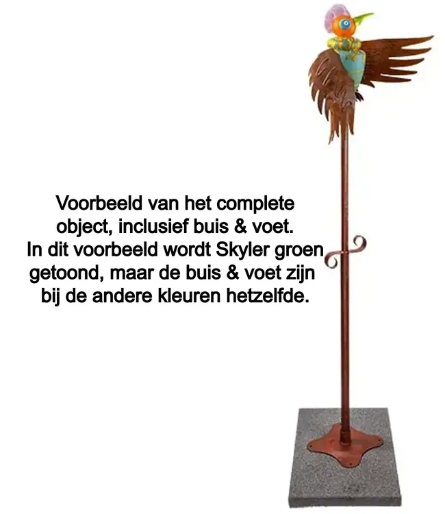 Borowski glaskunst windvaan Skyler