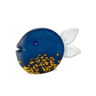 Glasstudio Borowski Borowski glaskunst Sparx Small blauw