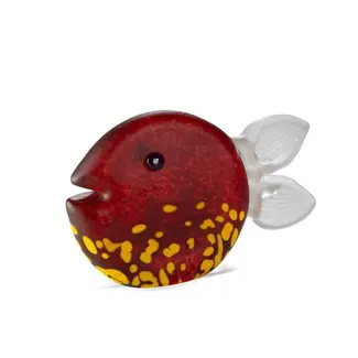 Glasstudio Borowski Borowski glaskunst Sparx Klein rot