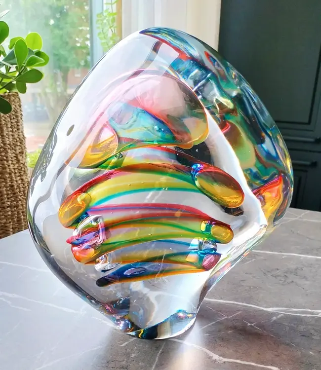 Ozzaro - Exclusieve glaskunst 'Swirl' Marseille