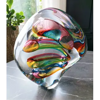 Ozzaro Kristal Tsjechië Ozzaro Kristallglaskunst Wirbel Regenbogen