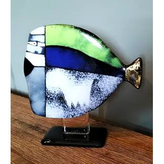 Glass Studio Habrat Habrat - Gläserne figur Big Fish Gold