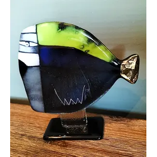 Glass Studio Habrat Habrat - Gläserne figur Big Fish Gold