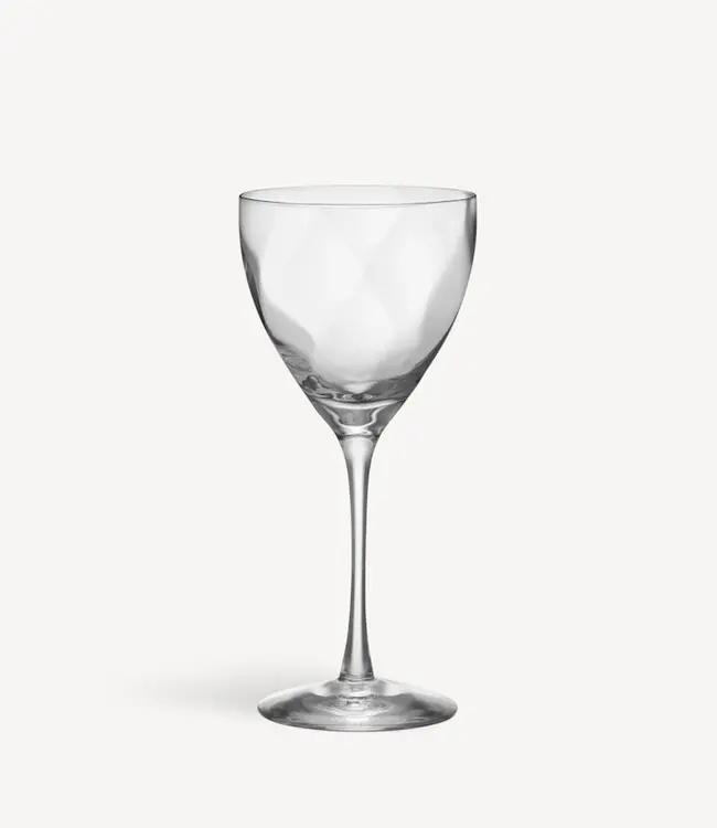 Bertil Vallien Kosta Boda rode wijnglas Chateau