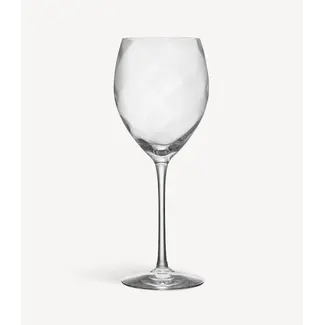 Bertil Vallien Kosta Boda rode wijnglas Chateau