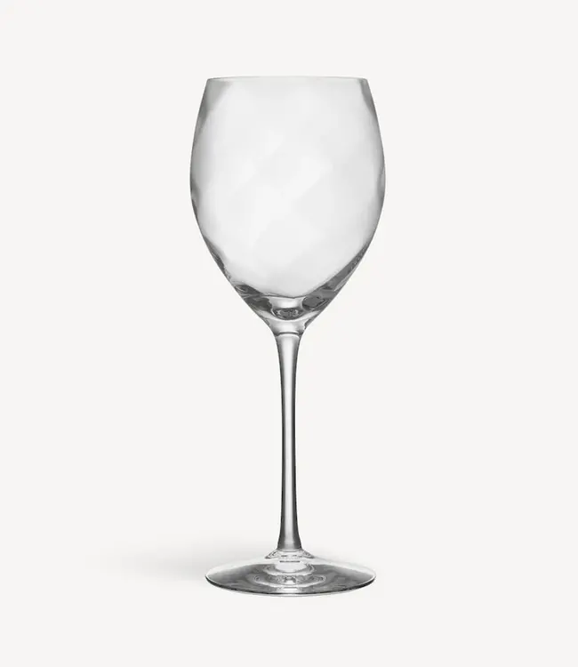 Bertil Vallien Kosta Boda rode wijnglas Chateau