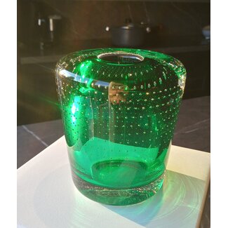 Royal Leerdam Crystal Andries Dirk Copier spijkerobject Leerdam