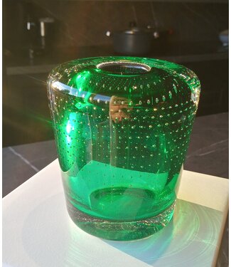 Royal Leerdam Crystal Andries Dirk Copier spijkerobject Leerdam