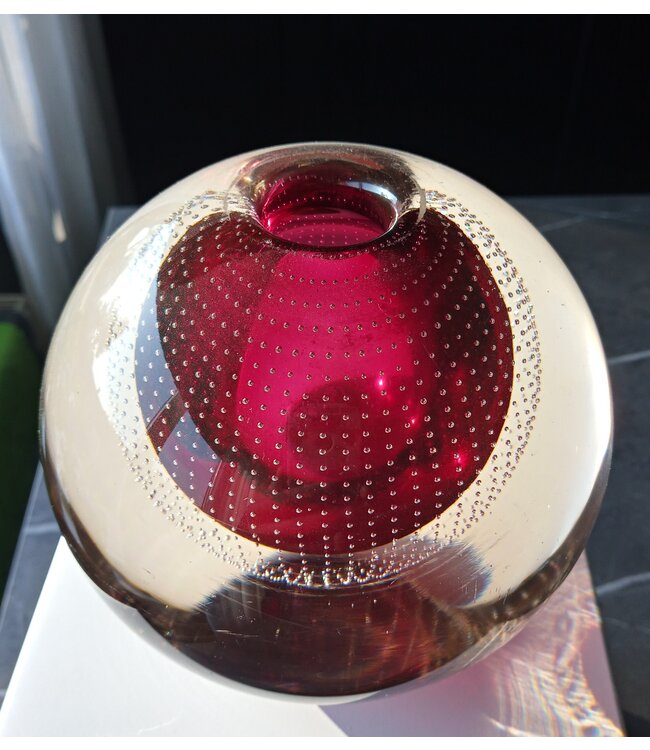 Leerdam Spijkerbol Ø12cm - dunkelrosa