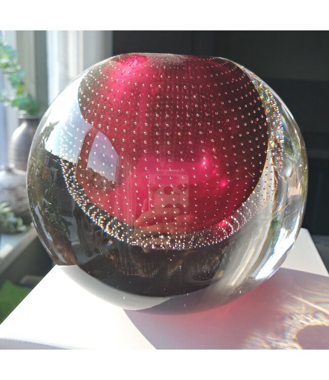 Leerdam Spijkerbol Ø12cm - dunkelrosa