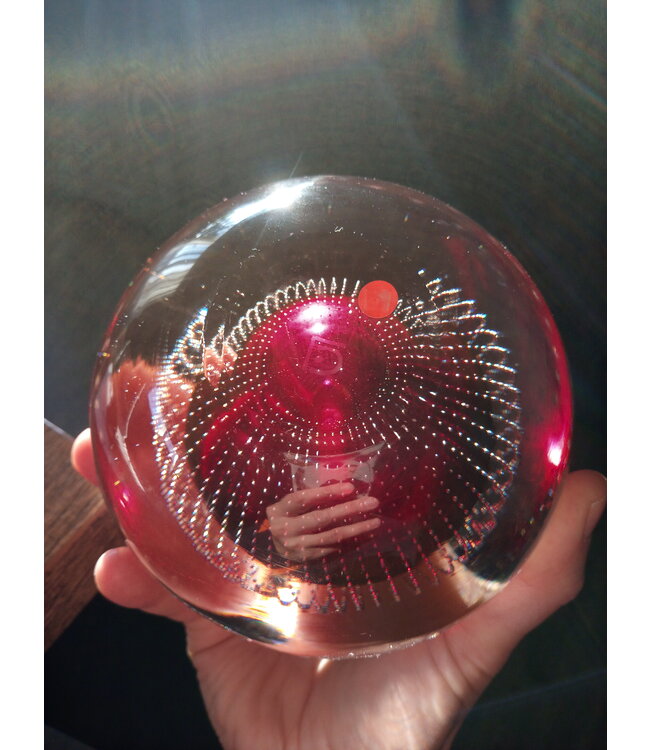 Leerdam Spijkerbol Ø12cm - dunkelrosa