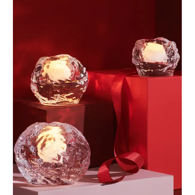 Kosta Boda waxinelichthouder Snowball
