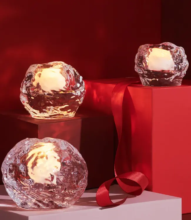 Kosta Boda Teelichthalter Snowball