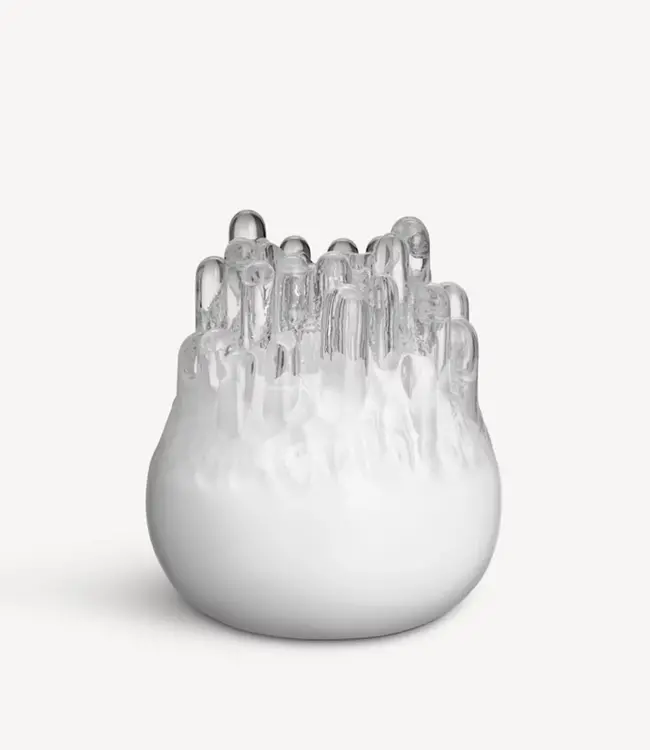 Kosta Boda Teelicht Polar weiß