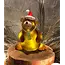 Glasstudio Borowski Borowski kerstobject Christmas Bear amber