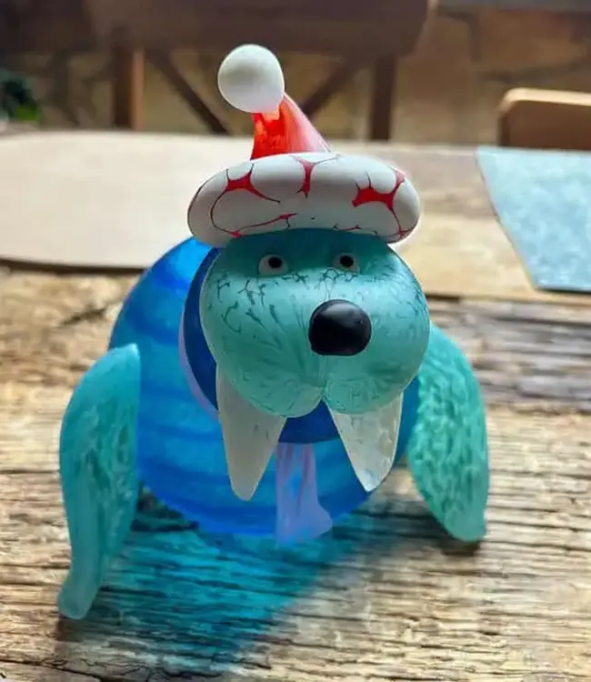 Borowski kerstobject Wally blauw