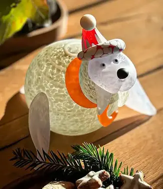 Borowski Studio Line Borowski Glas - Wally de kerstwalrus, grijs