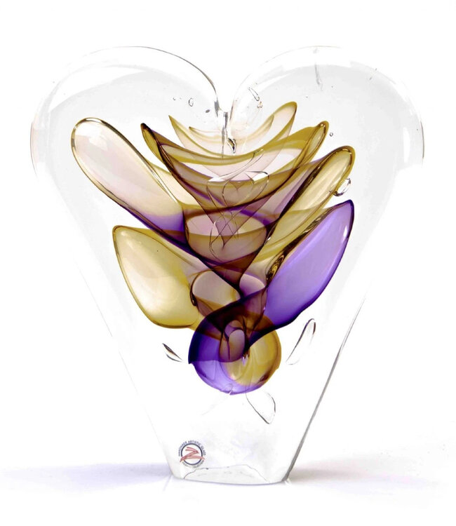 Ozzaro Crystal hart van kristal