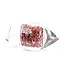 Ozzaro Kristal Tsjechië Ozzaro Kristallobjekt Knoten rot/schwarz