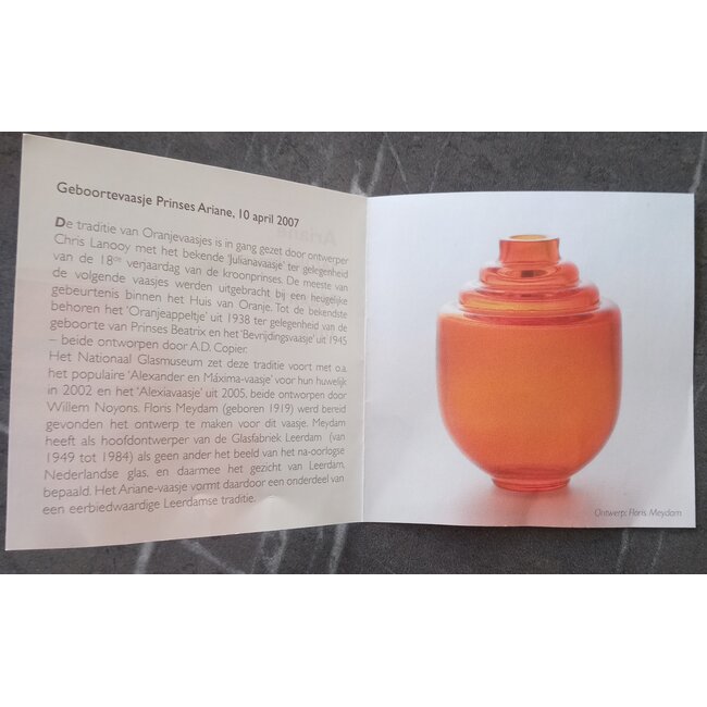 Floris Meydam - Ariane Oranje-Vase 2007