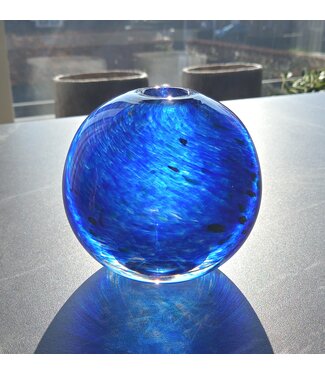 Royal Leerdam Crystal Floris Meydam - Leerdam Bol blauw 1954