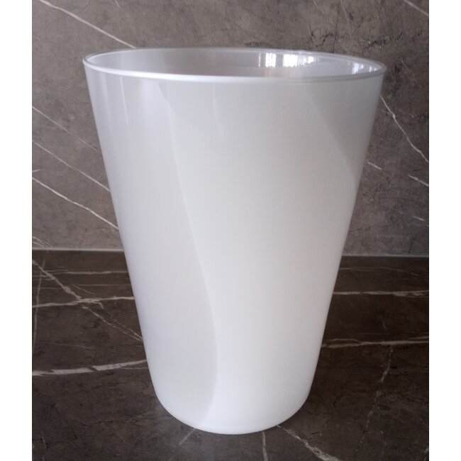 Floris Meydam Serica - Vaas grijs en wit 1983