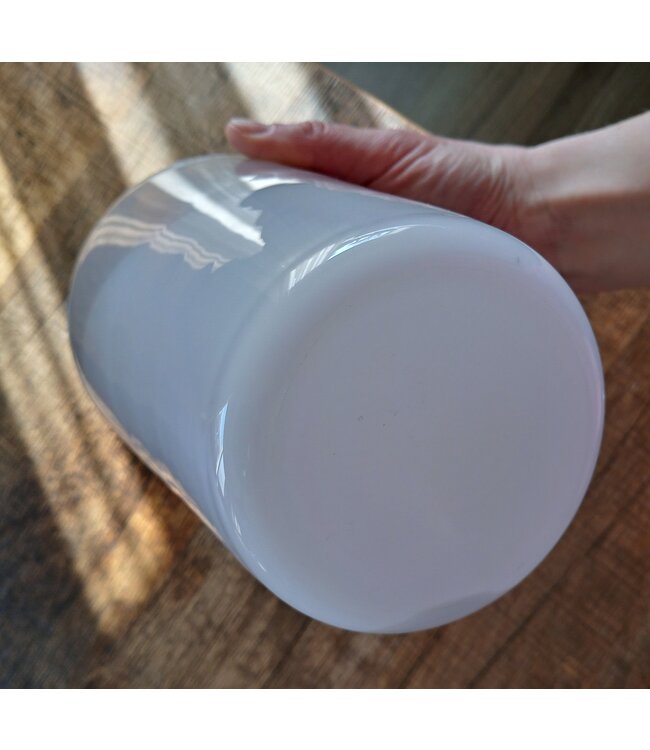 Floris Meydam Serica - Vase grau und weiß 1983