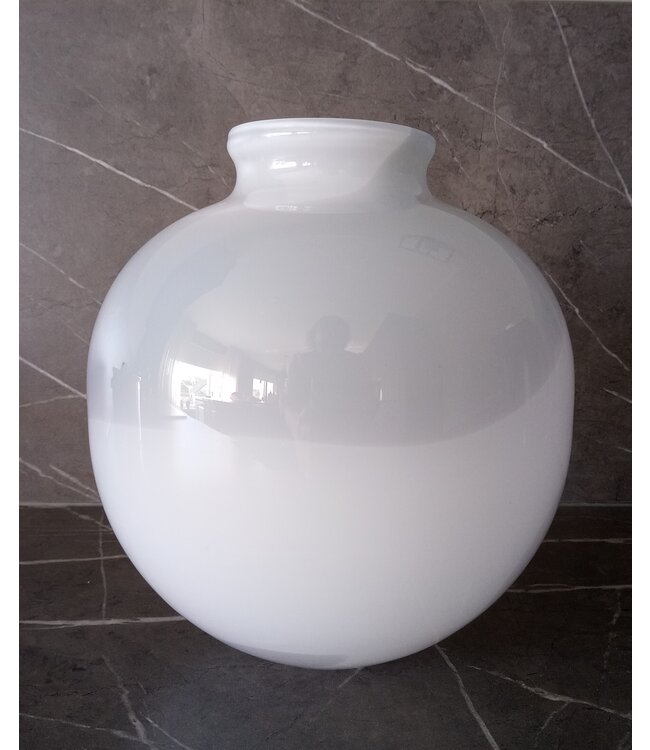 Floris Meydam Serica - Kugelvase grau und weiß 1983