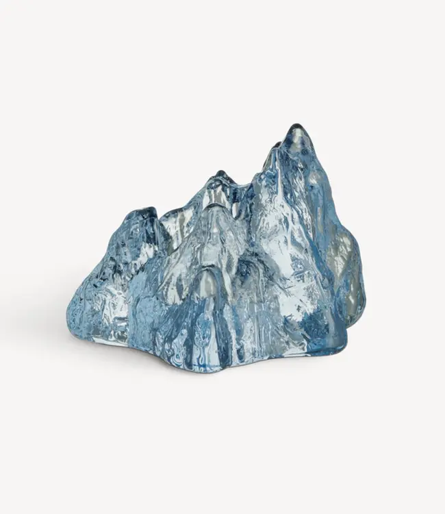 Hanna Hansdotter Kosta Boda waxinelichthouder Rock blauw