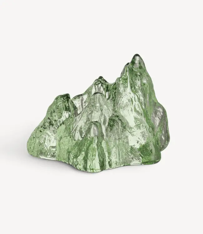 Kosta Boda Teelichthalter The Rock Eisenoxid