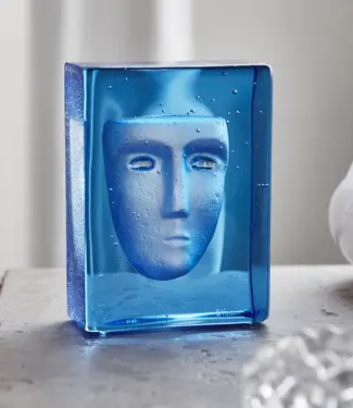 Kosta Boda Art Glass Bertil Vallien glaskunst Azur 'Frost', Gelimiteerde oplage