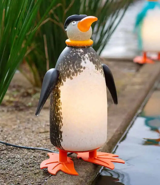 Glasstudio Borowski Borowski lichtobject Diver zwart/wit