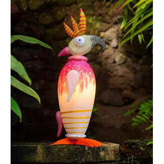 Glasstudio Borowski Borowski lichtobject Taco wit/roze