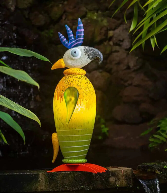 Glasstudio Borowski Borowski Lichtobjekt Taco zitro/gelb