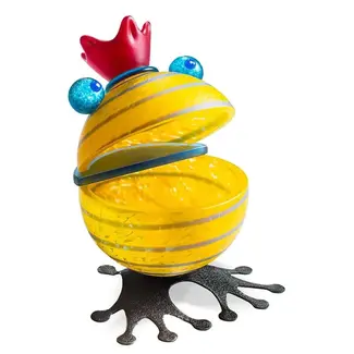 Glasstudio Borowski Borowski schale Carry Gelb