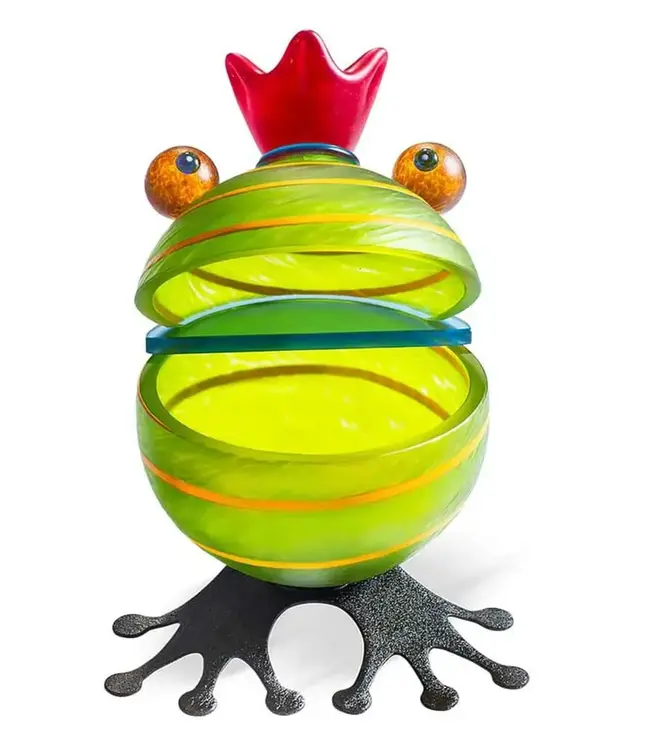 Glasstudio Borowski Borowski schaal Carry lime