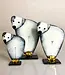 Glass Studio Habrat Habrat Glas - Polar Bear gold