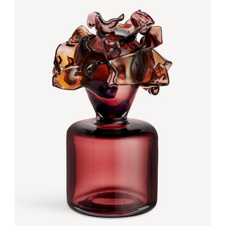 Lena Bergström Kosta Boda glaskunst Mino rood