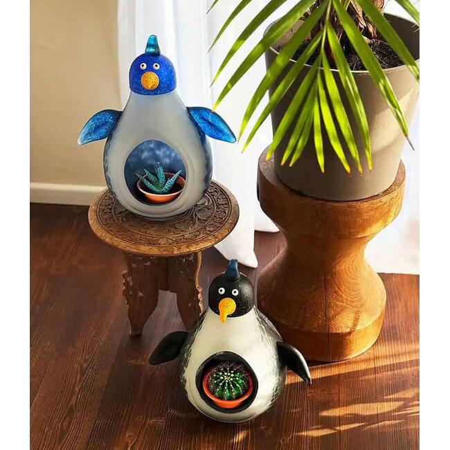 Borowski schale Huggy blau/weiß