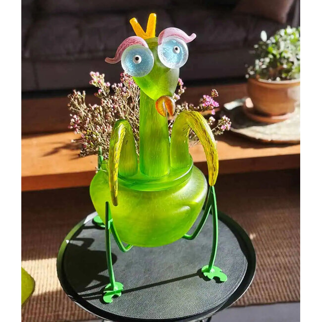 Borowski glaskunst schaal Miss Mantis