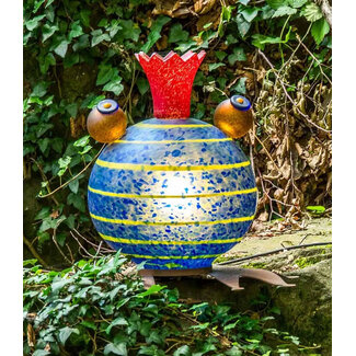 Glasstudio Borowski Borowski Lichtobjekt Froggy Blau