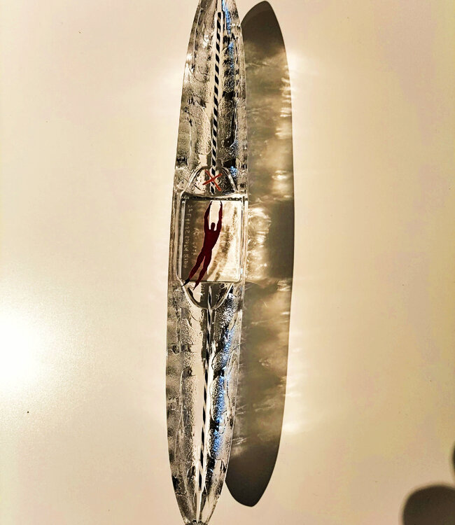 Bertil Vallien glaskunst boot