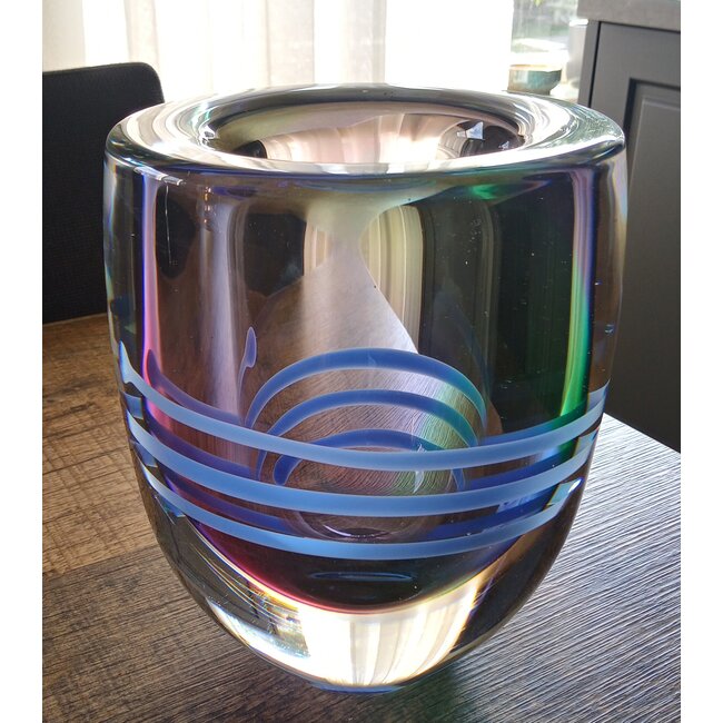 Siem van der Marel - Leerdam Serica Vase - Copy