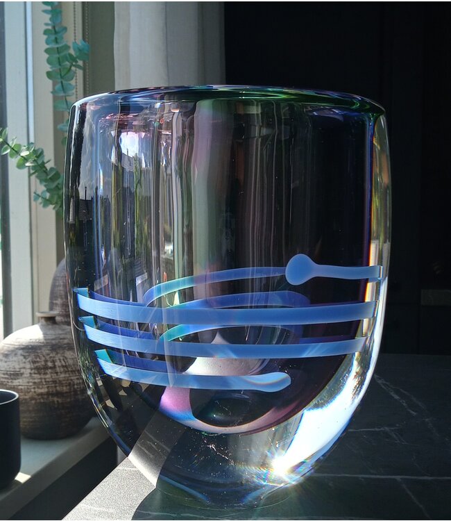 Siem van der Marel - Leerdam Serica Vase - Copy