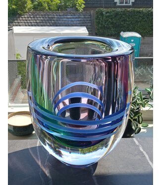 Royal Leerdam Crystal Leerdam Serica vaas Philips - Siem van der Marel