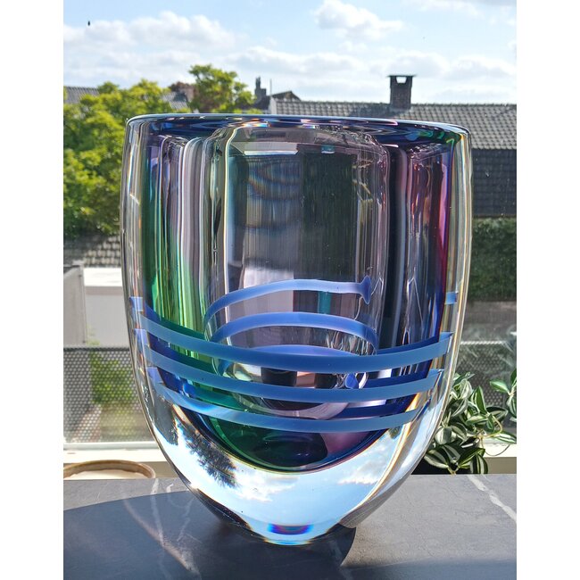 Siem van der Marel - Leerdam Serica Vase - Copy