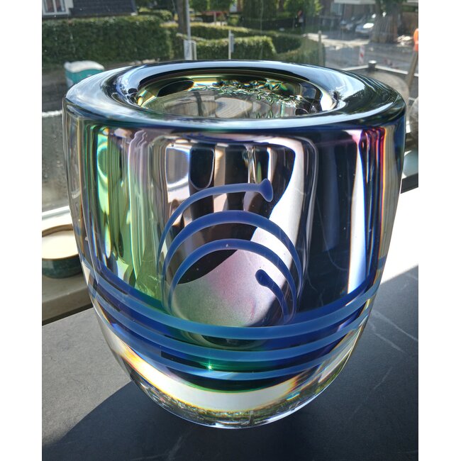 Siem van der Marel - Leerdam Serica Vase - Copy